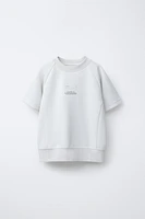 SWEAT MANCHES COURTES SPORTIF