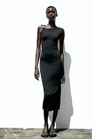 METALLIC APPLIQUÉ DRESS