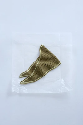 ZARA TIMELESS - CROCHET KNIT BANDANA