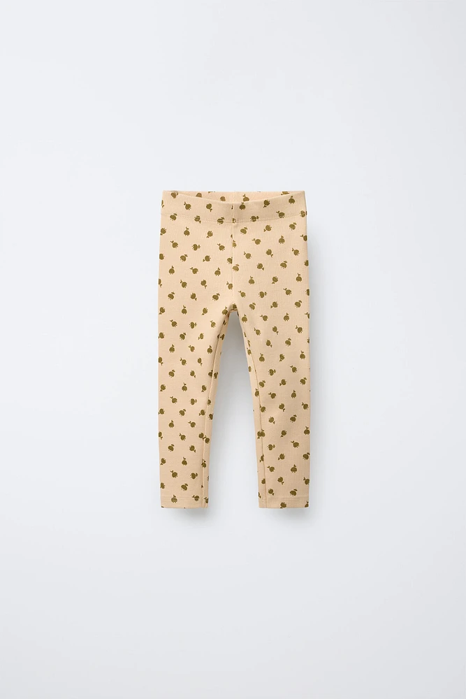 LEGGING CÔTELÉ IMPRIMÉ
