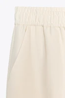 PANTALON LARGE TAILLE ÉLASTIQUE