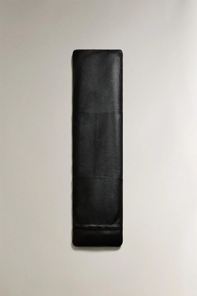 LEATHER BENCH CUSHION