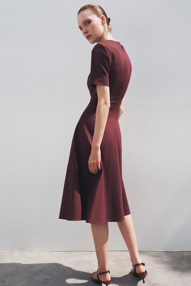 ROBE MI-LONGUE À GODETS ZW COLLECTION