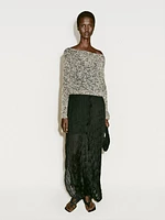 Flecked knit sweater - Limited Edition