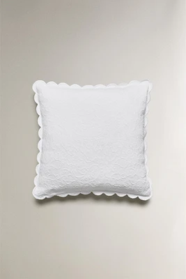 HOUSSE DE COUSSIN FLEURS ONDULÉ