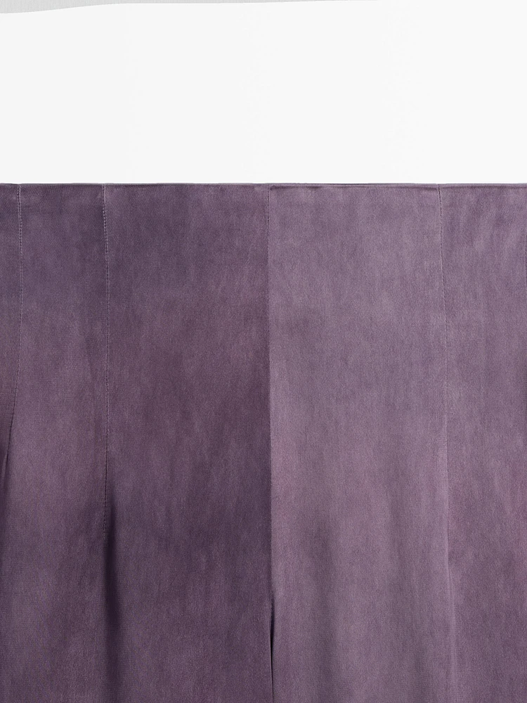 Pantalon flare fluide satiné