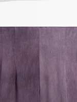 Pantalon flare fluide satiné