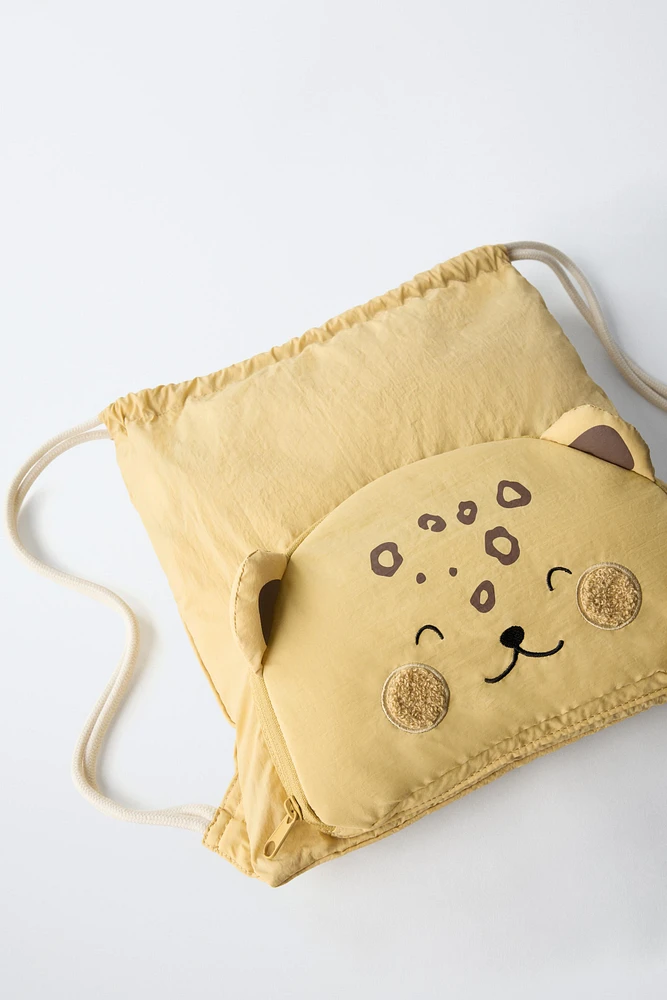 TIGER DRAWSTRING BAG