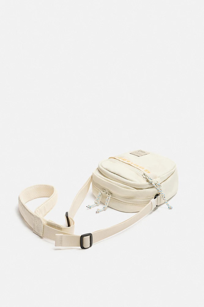 CONTRAST TECHNICAL CROSSBODY BAG