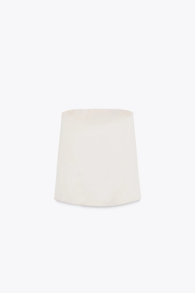 TOP SATINÉ BUSTIER