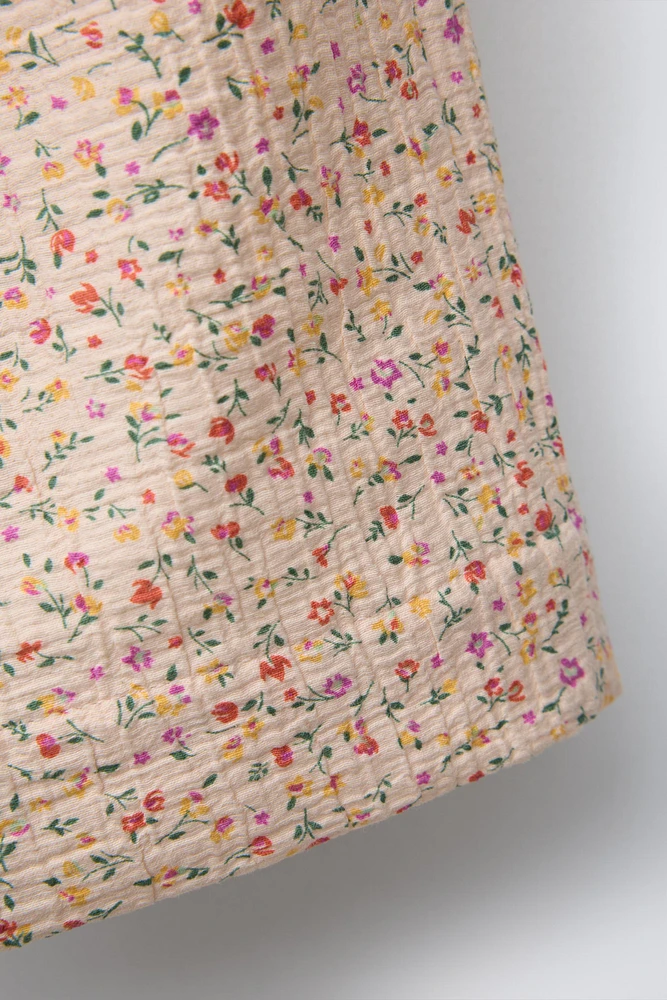 JUPE-CULOTTE À FLEURS