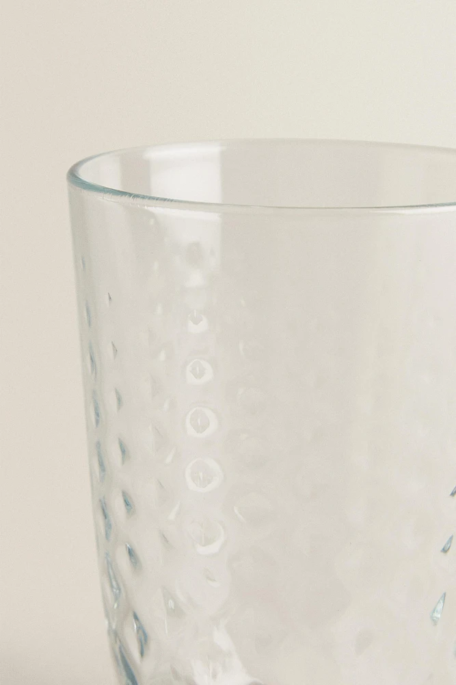 VERRE MOTIF RELIEF