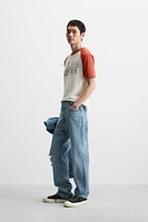 WASHED PRINTED T-SHIRT
