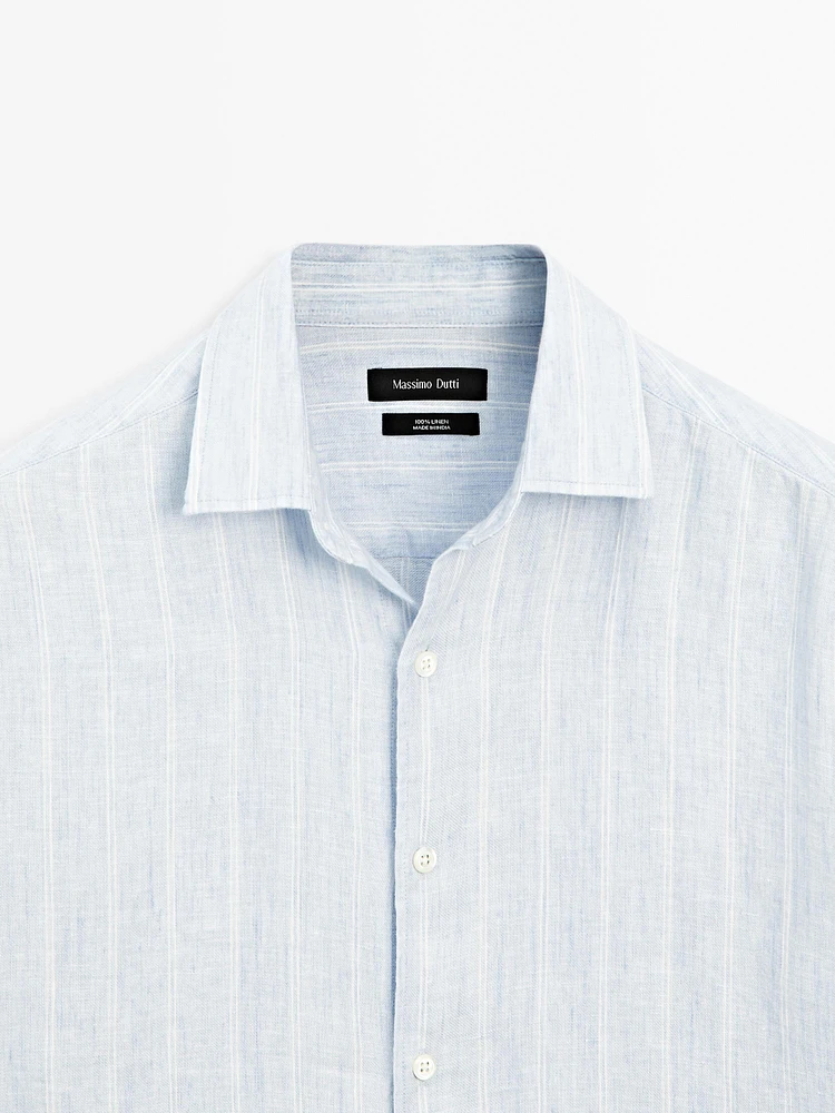 Chemise regular fit à rayures doubles
