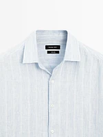 Chemise regular fit à rayures doubles