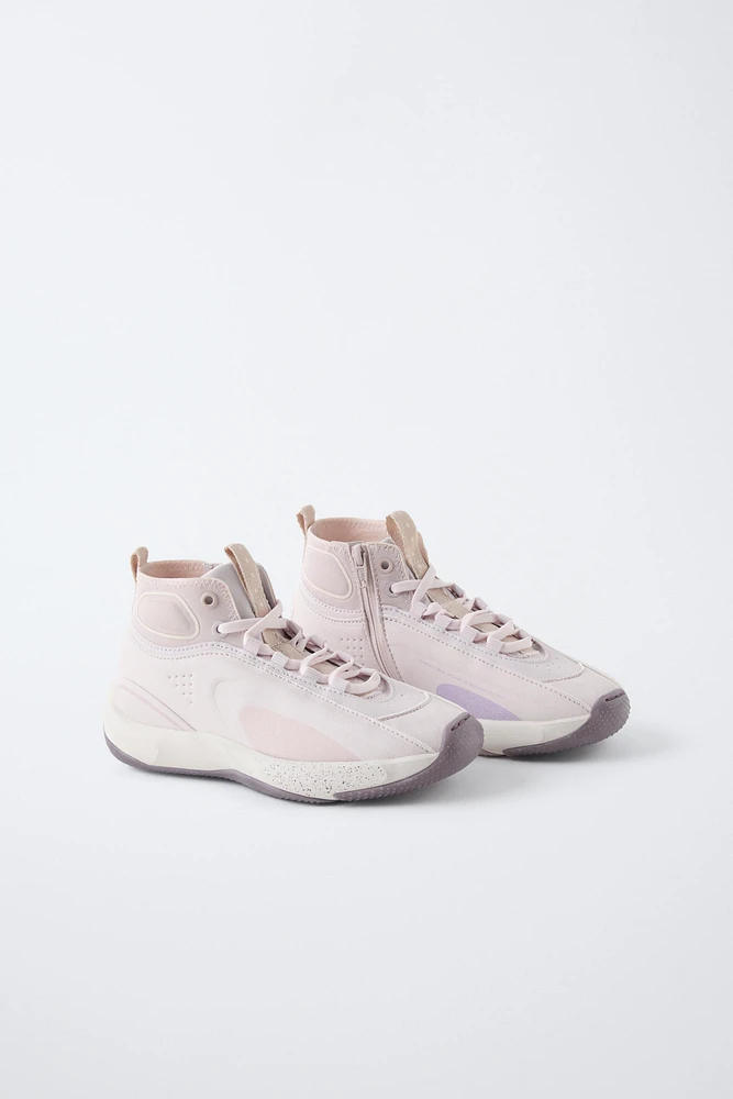 SPORTY HIGH-TOP SNEAKERS