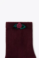 FLOWER ANKLE SOCKS