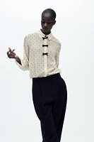 POLKA DOT BOWS SHIRT