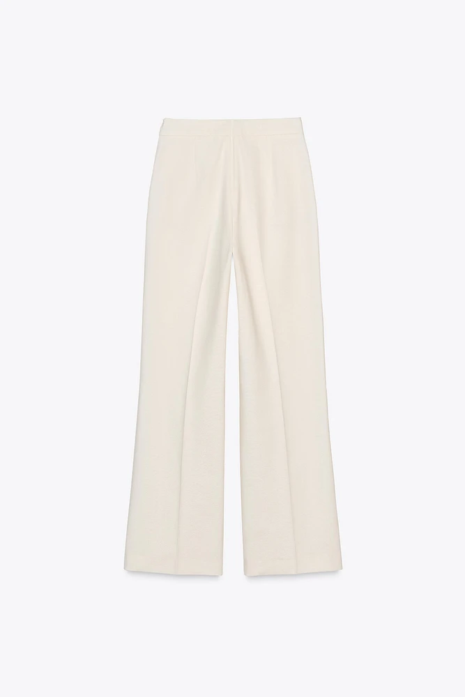 PANTALON TAILLE HAUTE NERVURÉ