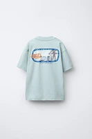 RAISED TEXT T-SHIRT