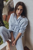 STRIPED PAJAMA SHIRT