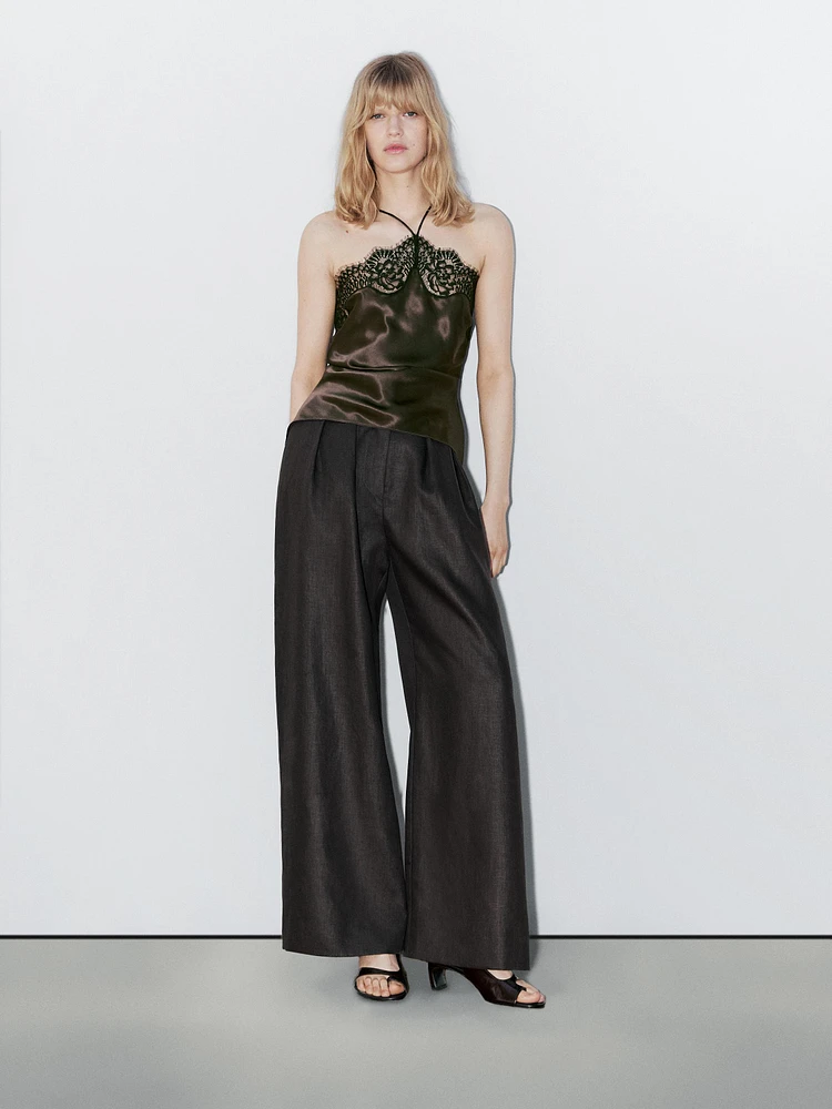 Silk blend camisole top - STUDIO