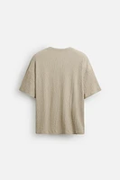 IRREGULAR TEXTURED T-SHIRT