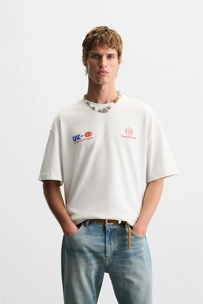 T-SHIRT IMPRIMÉ COMBIN