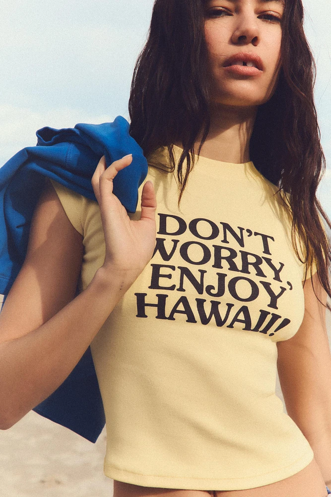 T-SHIRT À INSCRIPTION