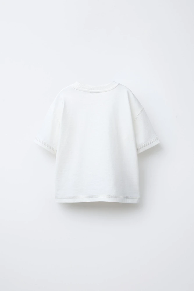 TOPSTITCH POCKET T-SHIRT