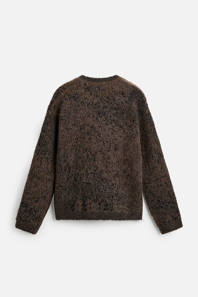 PIXELATED JACQUARD SWEATER