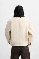 MIXED COLLAR JACKET