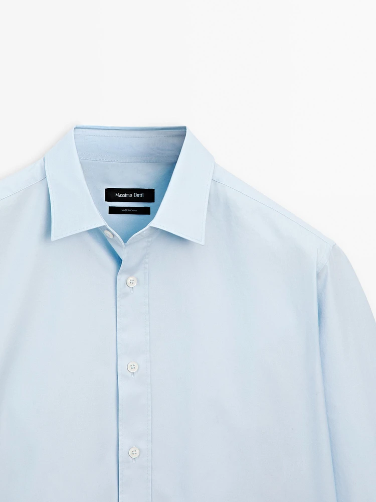 Chemise regular fit serge 100 % coton