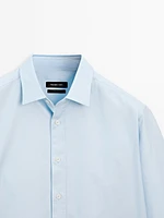 Chemise regular fit serge 100 % coton