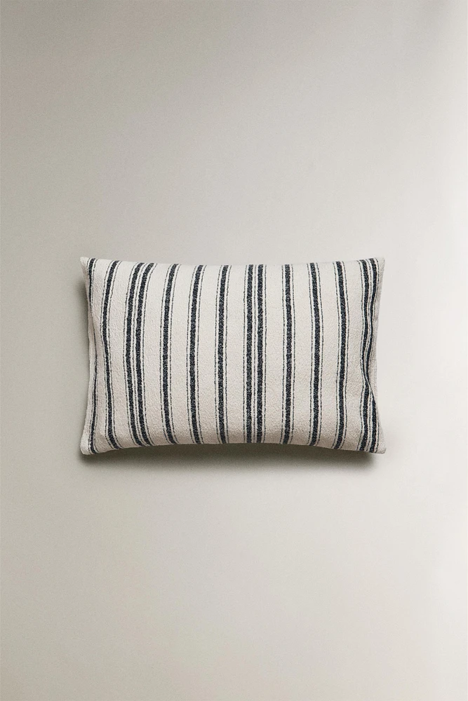 HOUSSE DE COUSSIN RAYURES