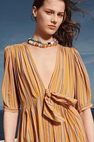 LIMITED EDITION STRIPED MIDI DRESS