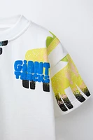 DINOSAUR PRINT T-SHIRT