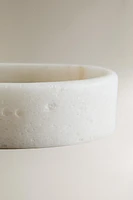 MARBLE-EFFECT BATHROOM SOAP DISH