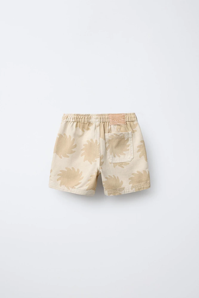 SUN PRINT SHORTS