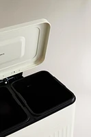 POUBELLE DE CUISINE DOUBLE COMPARTIMENT