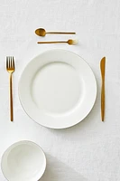 ASSIETTE PLATE PORCELAINE BONE CHINA BORD