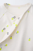 T-SHIRT CROISÉ CITRONS