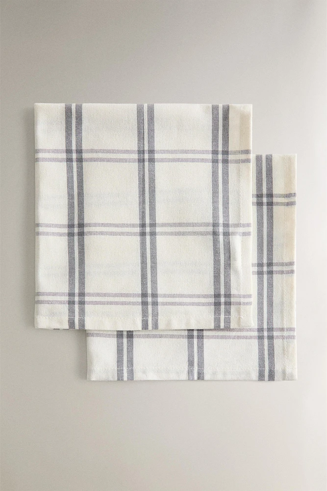 CHECK COTTON NAPKINS