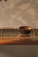 PLATEAU VERRE RECYCLABLE ET MÉTAL