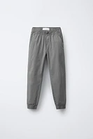 POPLIN JOGGER PANTS