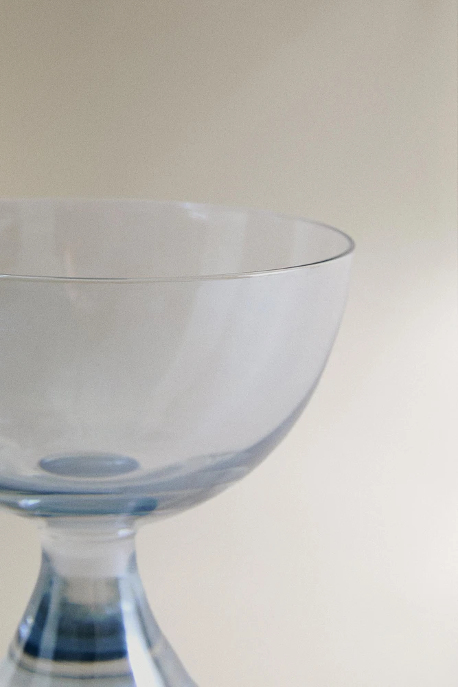 COUPE À GLACE VERRE RECYCLABLE COLORÉ
