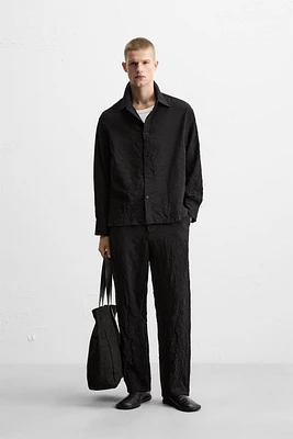 WRINKLED LOOK SHIRT
