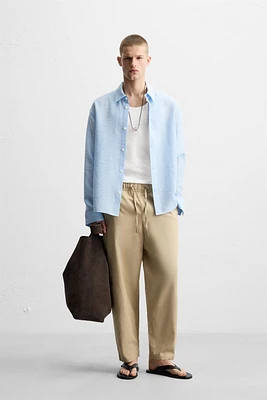 PANTALON RELAXED FIT COTON - LIN
