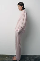 STRIPED PAJAMA SHIRT