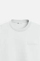 CREW NECK SWEATSHIRT WITH PATCH